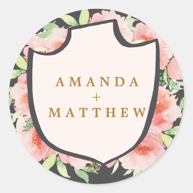 ELEGANTE CALLIGRAPHY Selo adesivo (Frente)