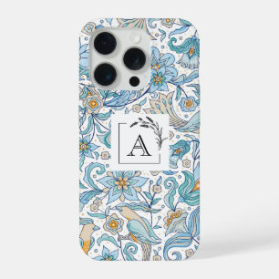 Elegante Capinha de Floral Arabesco para iPhone 15