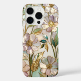 Elegante Capinha de Vidro Pintado para iPhone Flux
