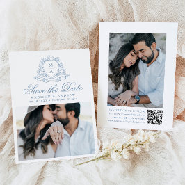 Elegante Cartão de Compromisso de Fotografia com C