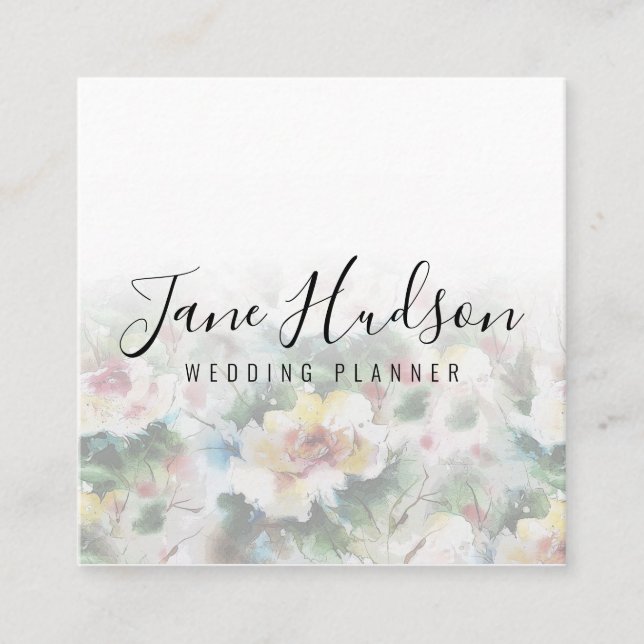 Elegante Cartão de Visita Simples Minimalista Edit (Frente)