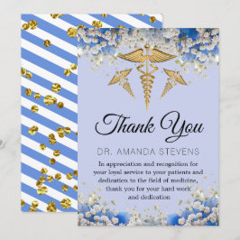 Elegante Cartões de agradecimentos de Daisy Doutor