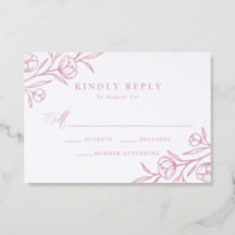 Elegante Casamento Floral Desenhado à Mão