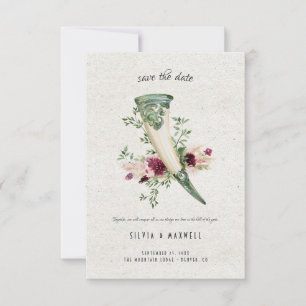 Elegante Casamento Viking Salve a Data