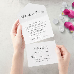 Elegante Celebre Conosco Recepção de Casamento
