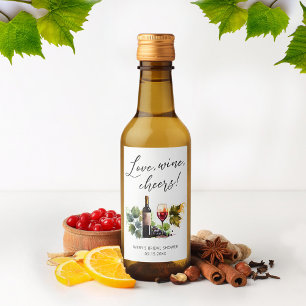 Elegante Chá de panela de vinhas de aquarela