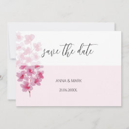 Elegante Cherry Blossoms Watercolor pintado à mão