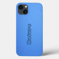 Elegante Chic Nature Blue Sky iPhone 13 Capas