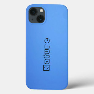 Elegante Chic Nature Blue Sky iPhone 13 Capas