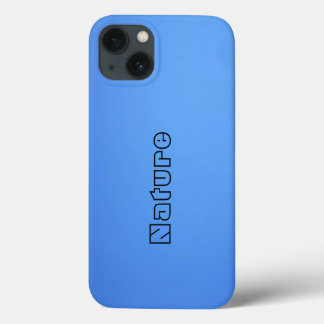 Elegante Chic Nature Blue Sky iPhone 13 Capas