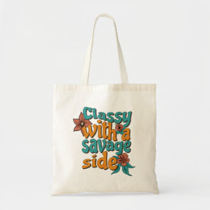 Elegante com um Lado Selvagem – Bolsa Tote Floral