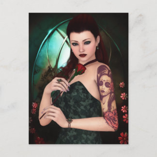 Elegante como um cartão do rosa