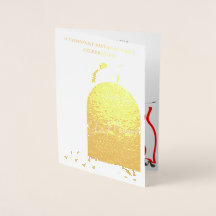 Elegante Convite de aniversário de folha real