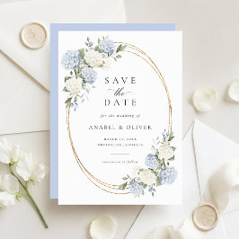 Elegante Convite de Casamento Save the Date de Hor
