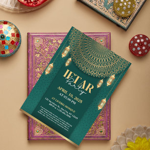 Elegante Convite de Festa de Iftar do Ramadão em V