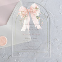 Elegante Coquete Rosas Cor-de-Rosa Lavejante Arco