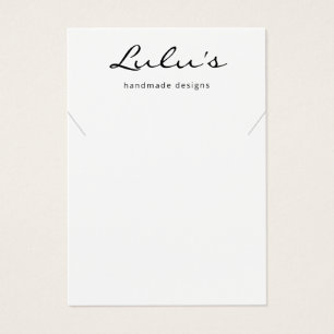 Elegante de colar branco simples