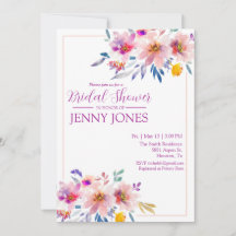 Elegante de Convite de chá de casamento