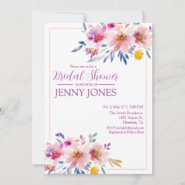 Elegante de Convite de chá de casamento