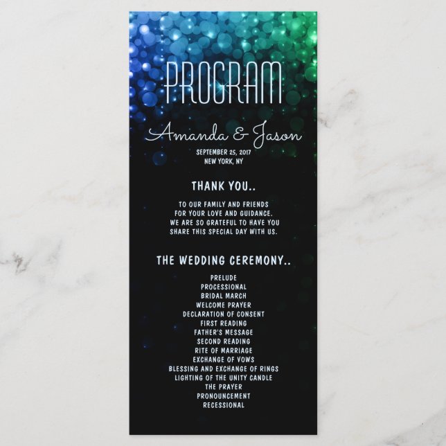 Elegante de pavão luminoso para bokeh programa de  (Frente)