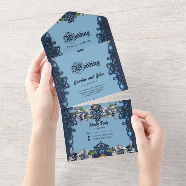 Elegante design celta azul (Tearaway)