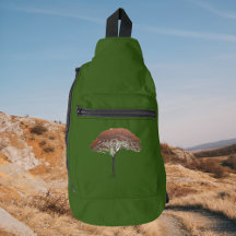 Elegante Design Rowan Tree em um Verde Inteligente