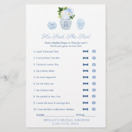 Elegante Disse Que Disse Que Disse Cartão De Jogo