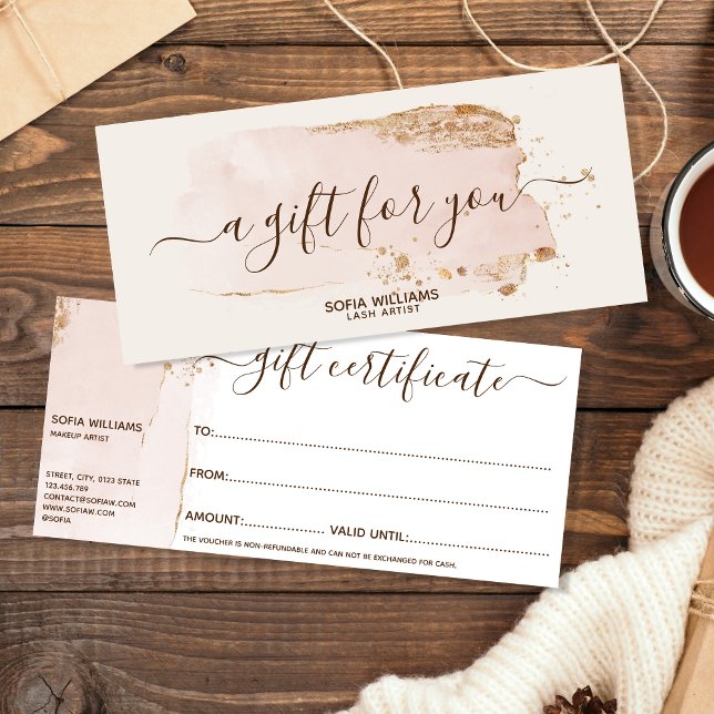 Elegante Dourado brilhante cor-de-rosa (Criador carregado)