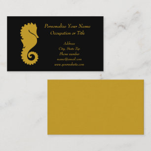 Elegante, Dourado, Cartão de visita negro Dourado