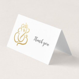 Elegante Dourado Ganesh/ Deus indiano