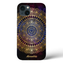 Elegante Dourado na Nebulosa Escura Lotus Henna Ma