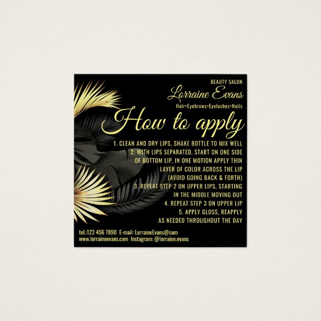 Elegante Dourado preto (Frente)