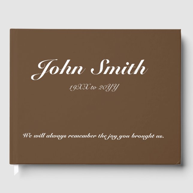 Elegante e Livro Funeral Básico (Frente)