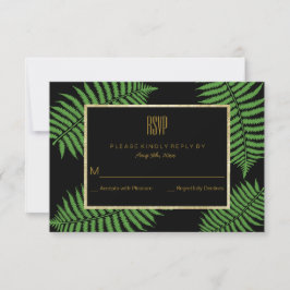 Elegante e sofisticado RSVP de aniversário de sama