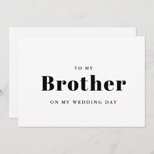 Elegante e trendê para meu irmão no dia do meu cas