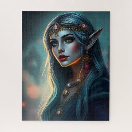 Elegante Elf Portrait Quebra-cabeça