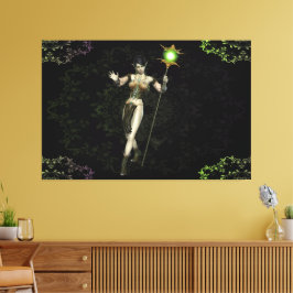 Elegante Elf Woman Canvas Imprimir Imagem 22