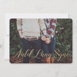 Elegante: Estilo Dourado de Glitter Auld Lang Syne