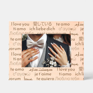 Elegante "Eu te amo" em línguas internacionais
