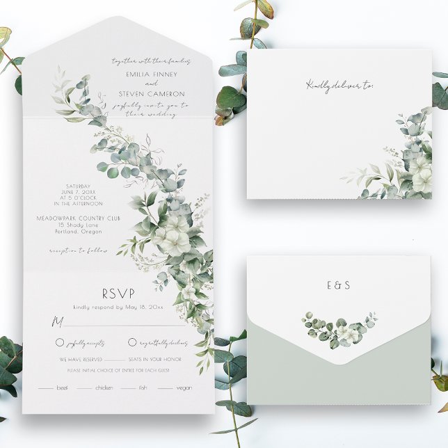 Elegante Eucalyptus Greenery (Criador carregado)