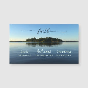 Elegante Faith Cita Blue River Photoographic Magne
