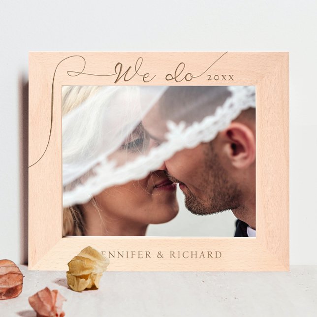 Elegante Fazemos Caligrafia Casada Gravada (Criador carregado)