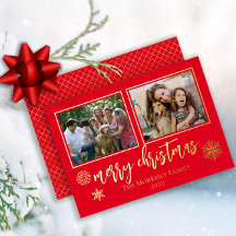 Elegante Flocos de Neve Feliz de Natal 2 Foto