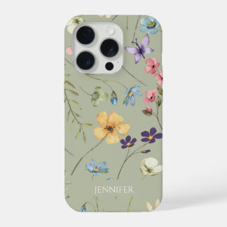 Elegante Flor Silvestre Floral Personalizado