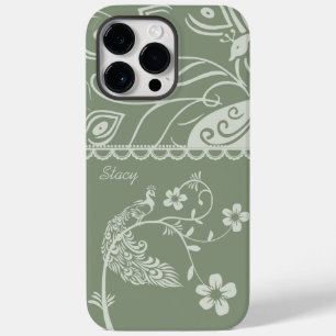 Elegante Floral Peacock
