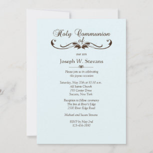 Elegante Font Primeiro Convite à Comunidade Sagra