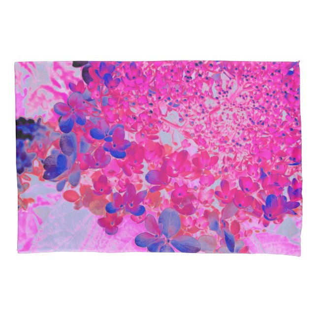 Elegante Fúchsia e Iluminismo Azul Escuro (Frente)