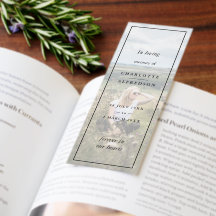 Elegante Funeral Favor Memorial