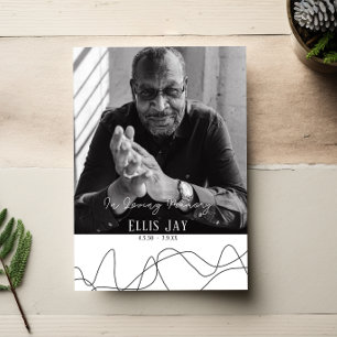 Elegante   Funeral Moderno   Convite