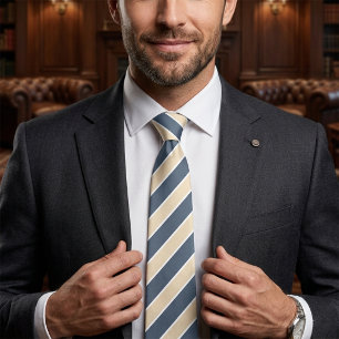 Elegante Gravata Champagne Slate para o Pai da Noi